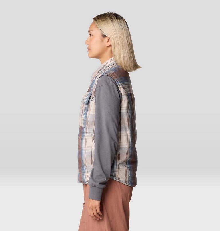 Women's Dolores Insulated Flannel Vest, Color: Choss Starlights Plaid, image 3