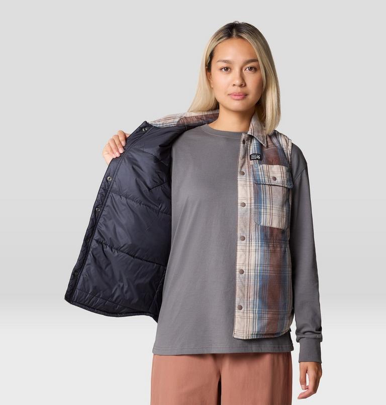 Women's Dolores Insulated Flannel Vest, Color: Choss Starlights Plaid, image 5