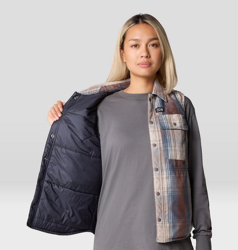 Women's Dolores Insulated Flannel Vest, Color: Choss Starlights Plaid, image 6
