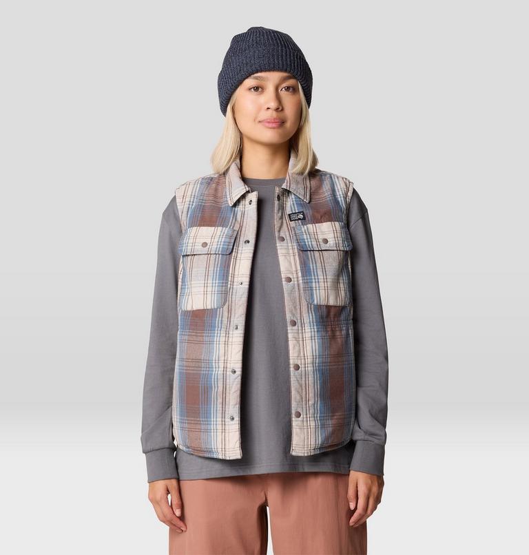 Women's Dolores Insulated Flannel Vest, Color: Choss Starlights Plaid, image 7
