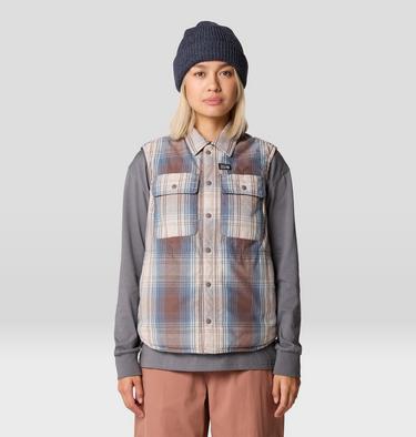 Women's Dolores Insulated Flannel Vest, Color: Choss Starlights Plaid, image 5