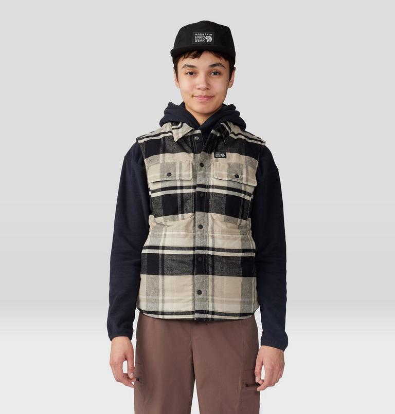 Women's Dolores Insulated Flannel Vest, Color: Oyster Shell, image 1