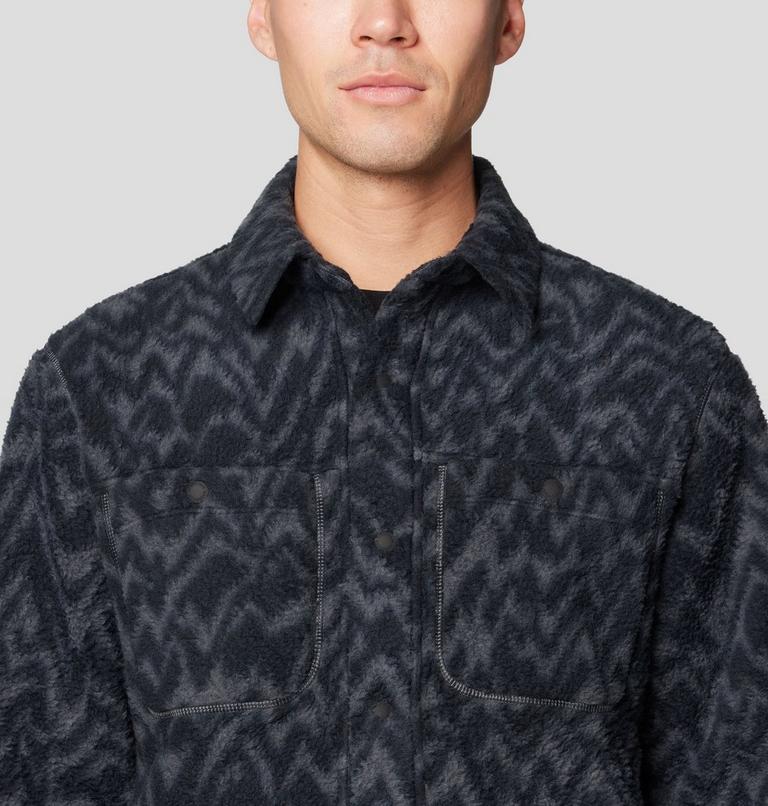 Men's HiCamp Shacket, Color: Volcanic Peaks XL Print, image 5