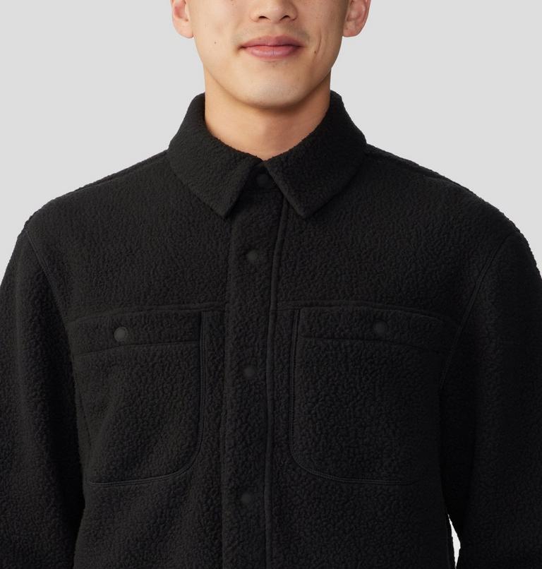 Men's HiCamp Shacket, Color: Black, image 4