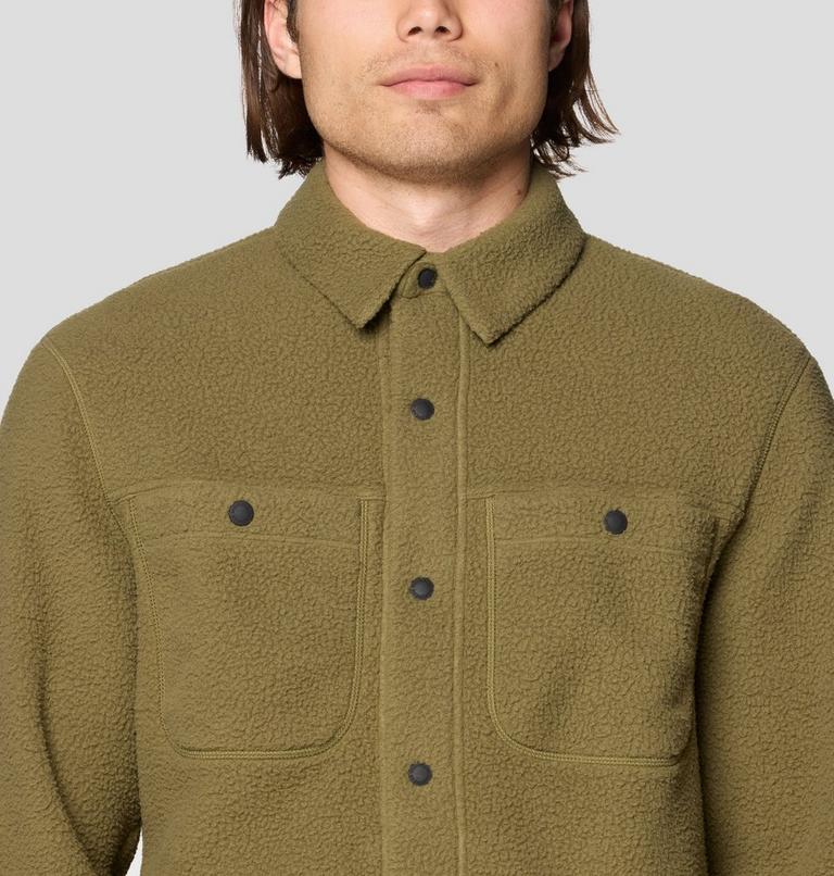 Men's HiCamp Shacket, Color: Combat Green, image 5