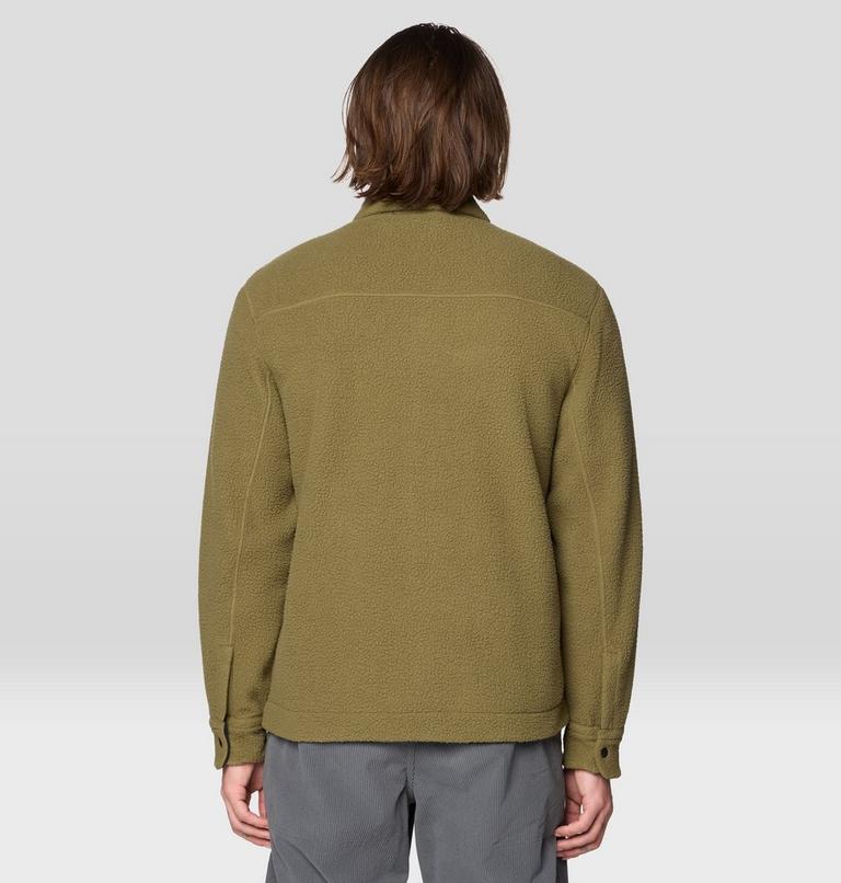 Men's HiCamp Shacket, Color: Combat Green, image 2