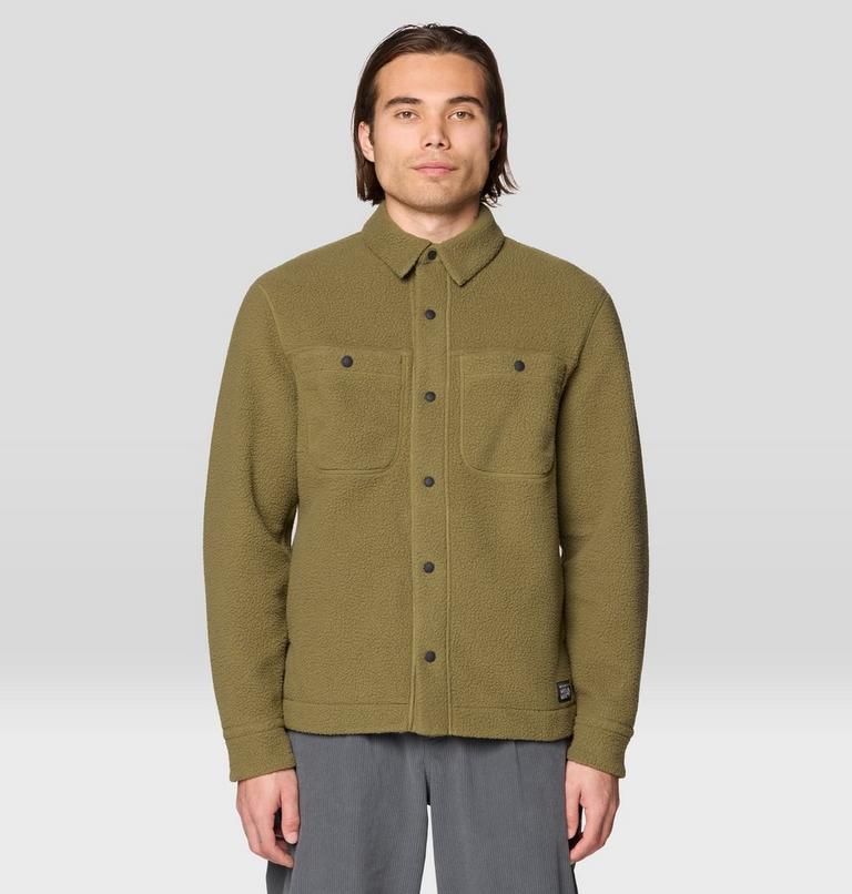 Men's HiCamp Shacket, Color: Combat Green, image 1