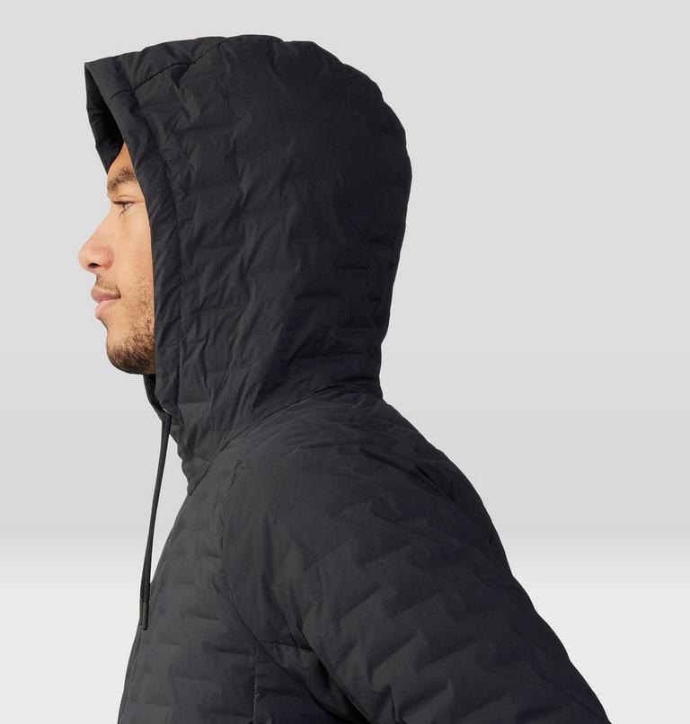 Men's Stretchdown Light Pullover Hoody, Color: Black, image 5