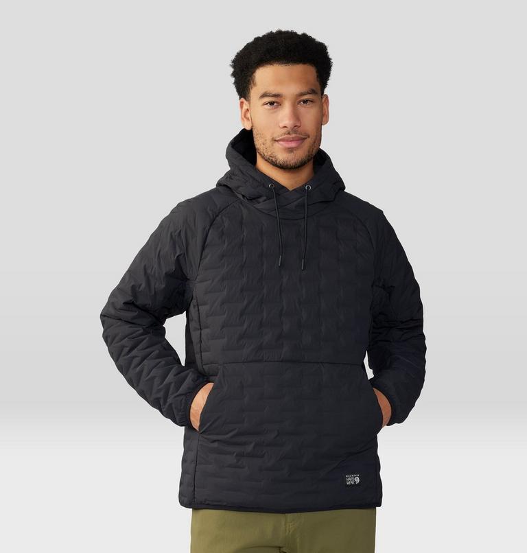 Men's Stretchdown Light Pullover Hoody, Color: Black, image 6