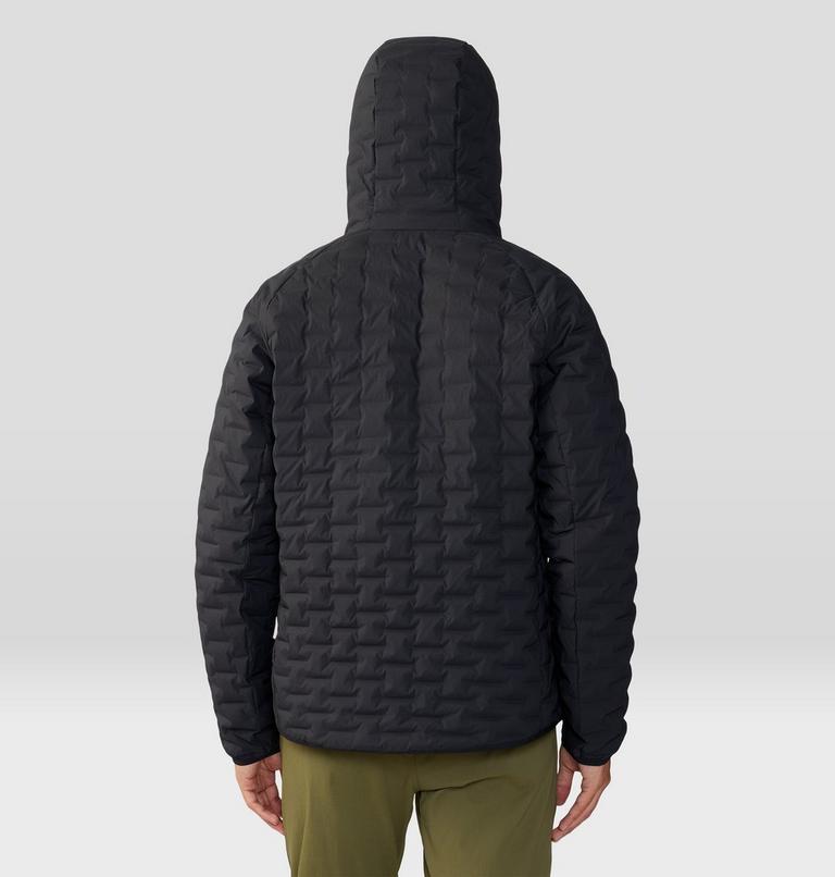 Men's Stretchdown Light Pullover Hoody, Color: Black, image 2