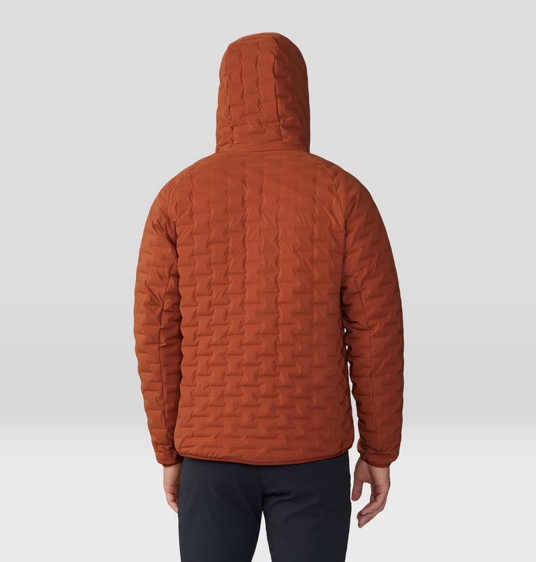 Men's Stretchdown Light Pullover Hoody, Color: Iron Oxide, image 2