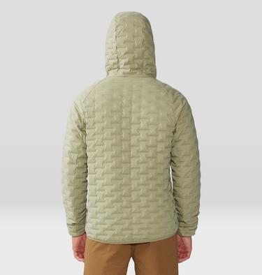 Men's Stretchdown Light Pullover Hoody, Color: Mantis Green, image 2