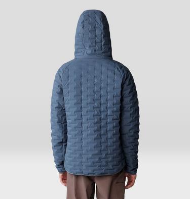 Men's Stretchdown Light Pullover Hoody, Color: Moon Blue, image 6