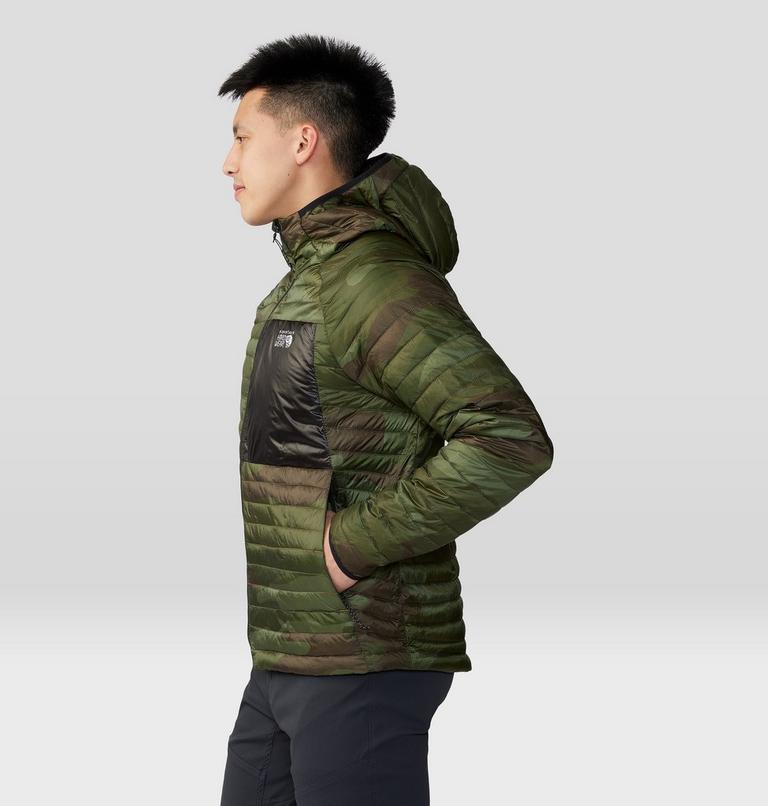 Chandail à capuchon Ventano Homme, Color: Combat Green Calaveras Camo Print, image 3