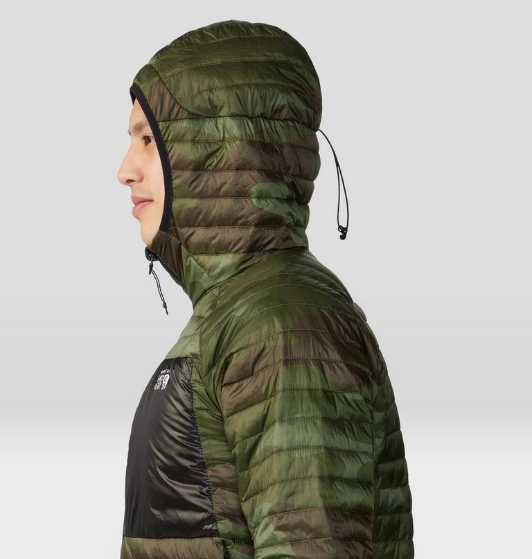 Chandail à capuchon Ventano Homme, Color: Combat Green Calaveras Camo Print, image 5