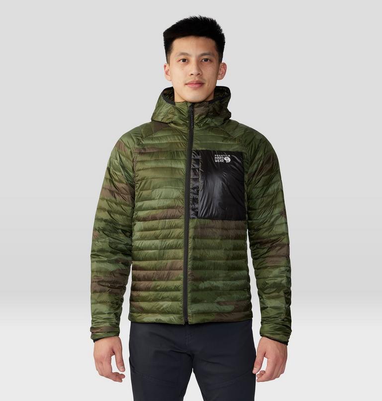 Chandail à capuchon Ventano Homme, Color: Combat Green Calaveras Camo Print, image 1