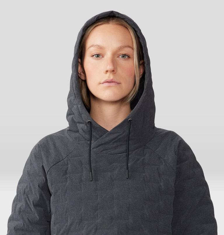Hoodie Stretchdown Light, Color: Dark Storm Heather, image 4