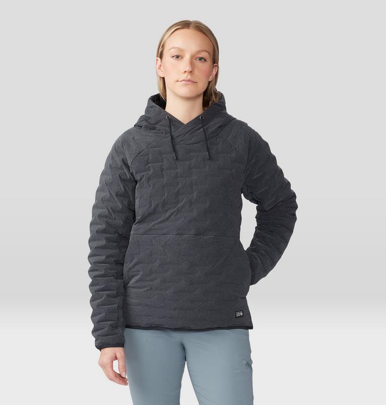 Hoodie Stretchdown Light, Color: Dark Storm Heather, image 7