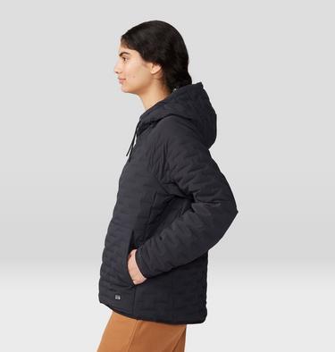 Women's Stretchdown Light Pullover Hoody, Color: Black, image 11