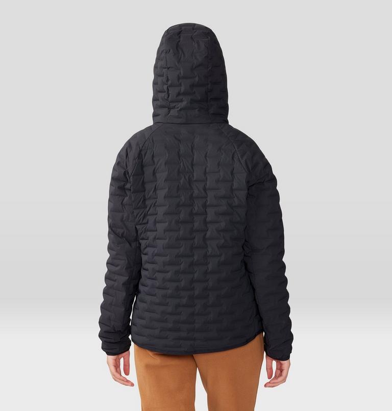 Women's Stretchdown Light Pullover Hoody, Color: Black, image 2