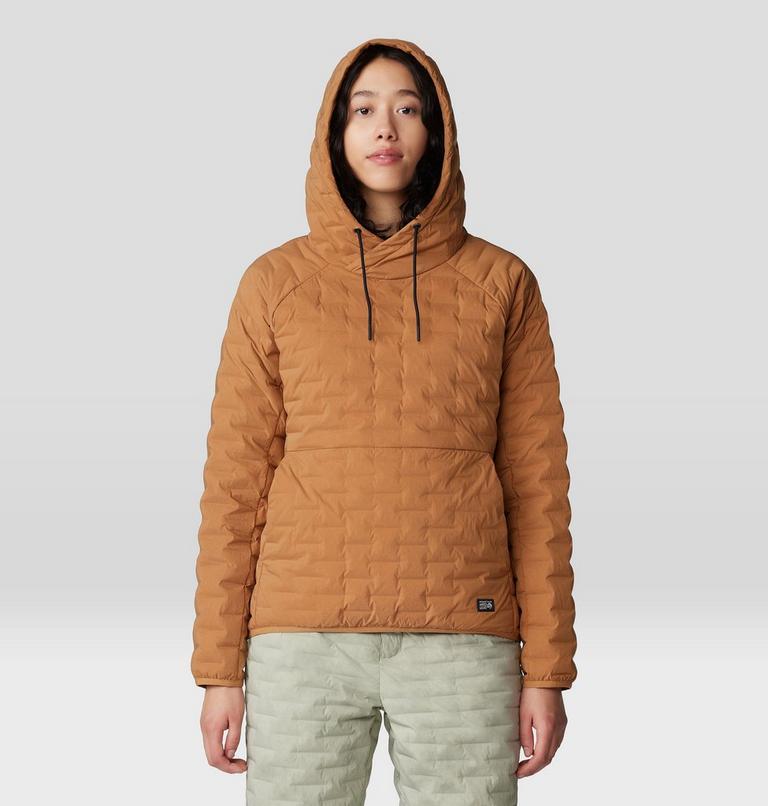 Women's Stretchdown Light Pullover Hoody, Color: Copper Clay, image 1