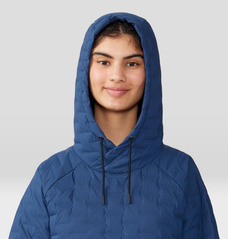 Women's Stretchdown Light Pullover Hoody, Color: Outer Dark, image 4