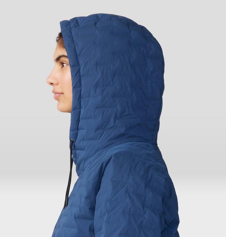 Women's Stretchdown Light Pullover Hoody, Color: Outer Dark, image 5