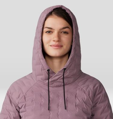 Women's Stretchdown Light Pullover Hoody, Color: Dark Daze, image 4
