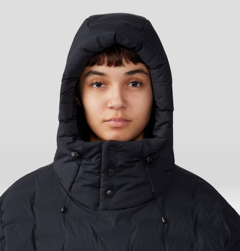 Poncho Stretchdown, Color: Black, image 4