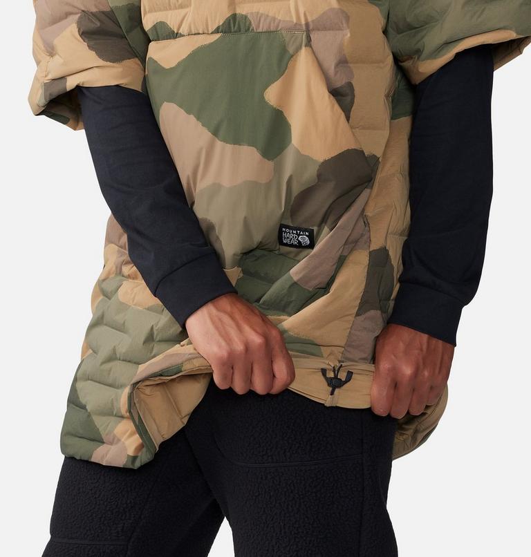 Poncho Stretchdown, Color: Sandstorm Camo Print, image 6