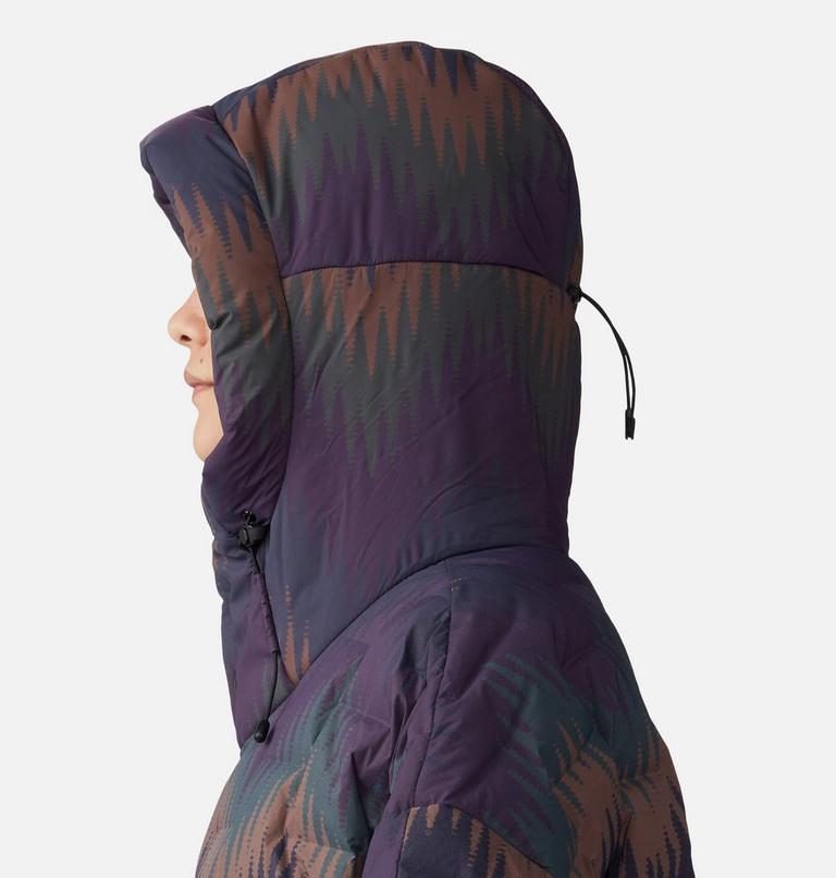 Poncho Stretchdown, Color: Blurple Zig Zag Print, image 5