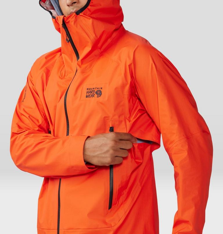Men's Premonition UL Jacket, Color: State Orange, image 8