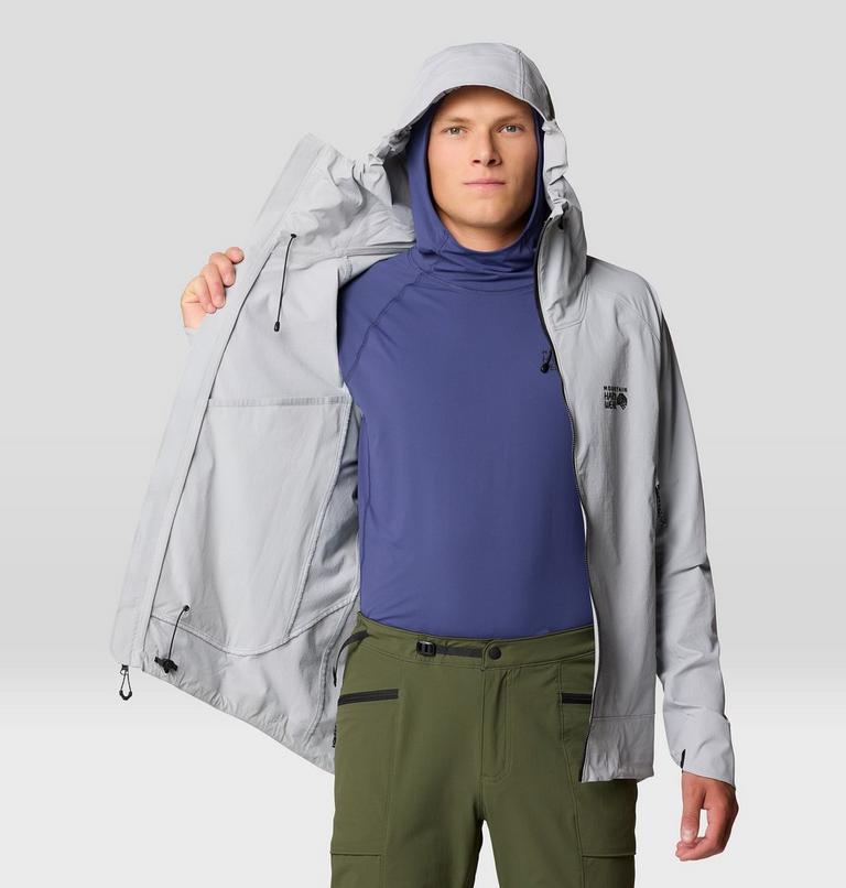 Men's Chockstone Alpine Light Hooded Jacket, Color: Glacial, image 9