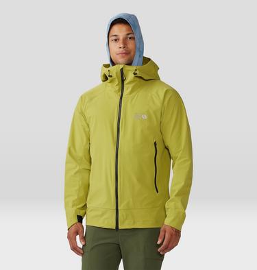 Men's Chockstone Alpine Light Hooded Jacket, Color: Moon Moss, image 3