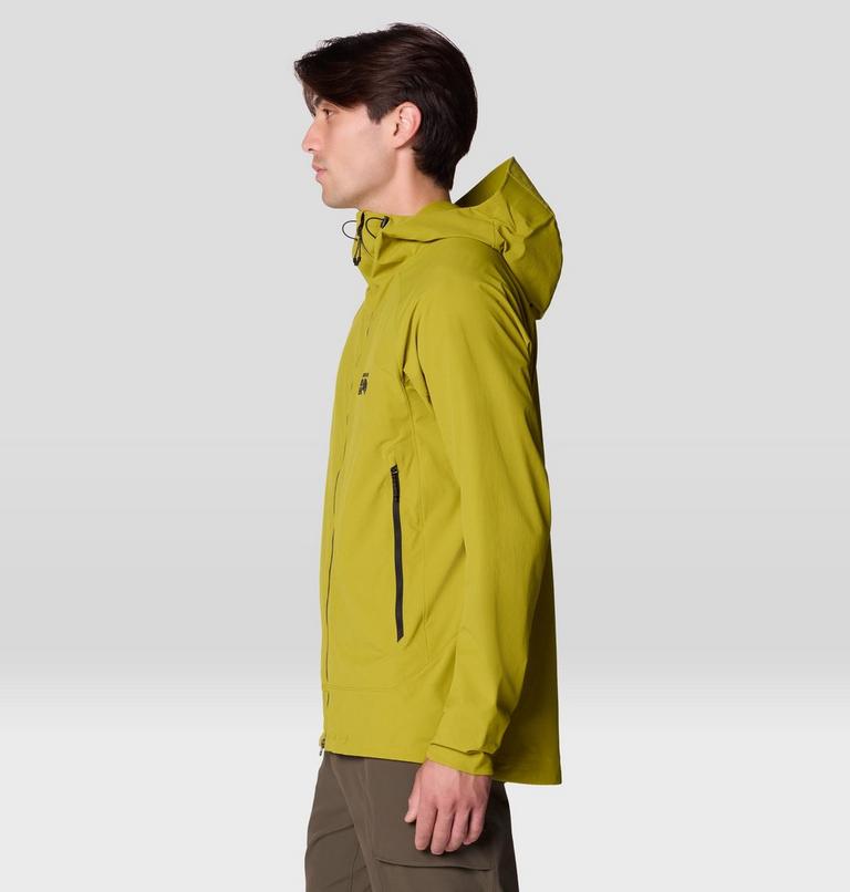 Men's Chockstone Alpine Light Hooded Jacket, Color: Python Green, image 4