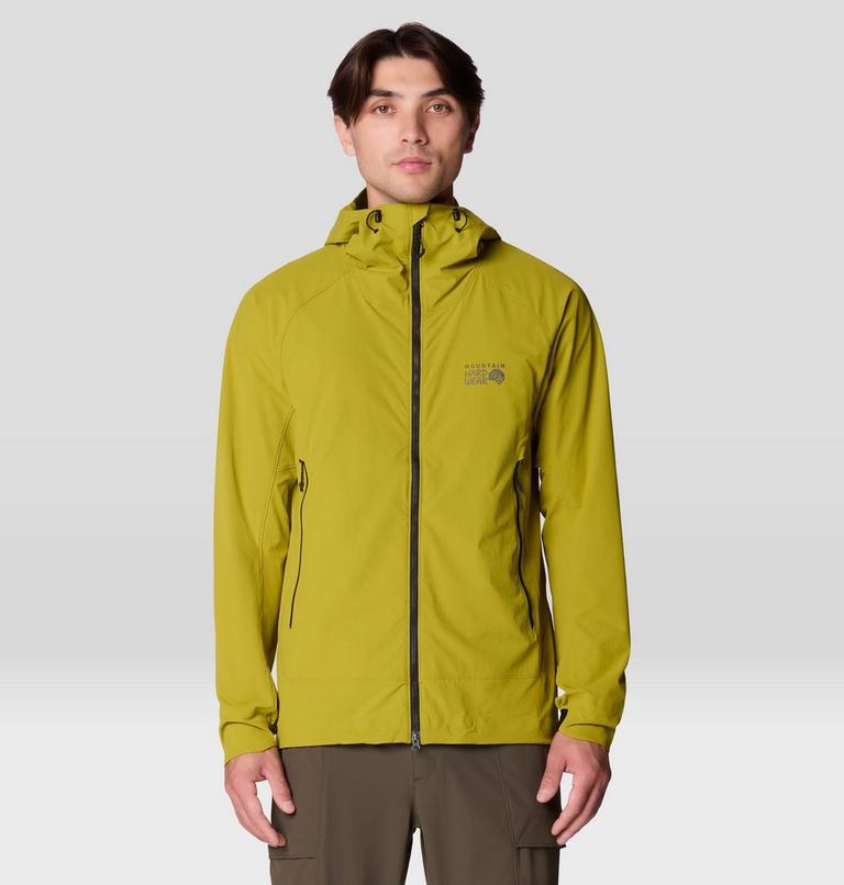 Men's Chockstone Alpine Light Hooded Jacket, Color: Python Green, image 5