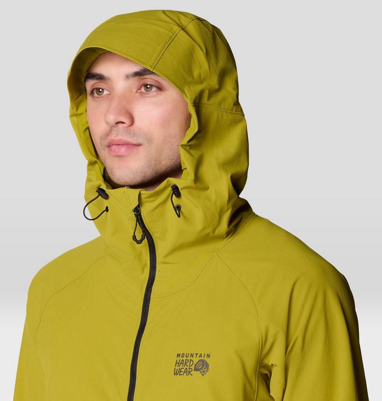 Men's Chockstone Alpine Light Hooded Jacket, Color: Python Green, image 7
