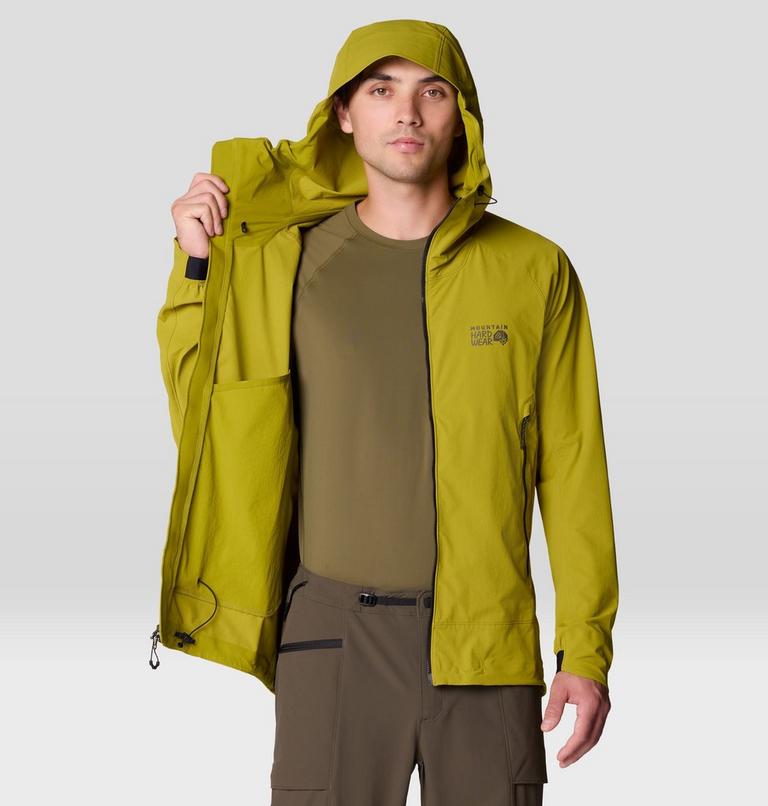 Men's Chockstone Alpine Light Hooded Jacket, Color: Python Green, image 9