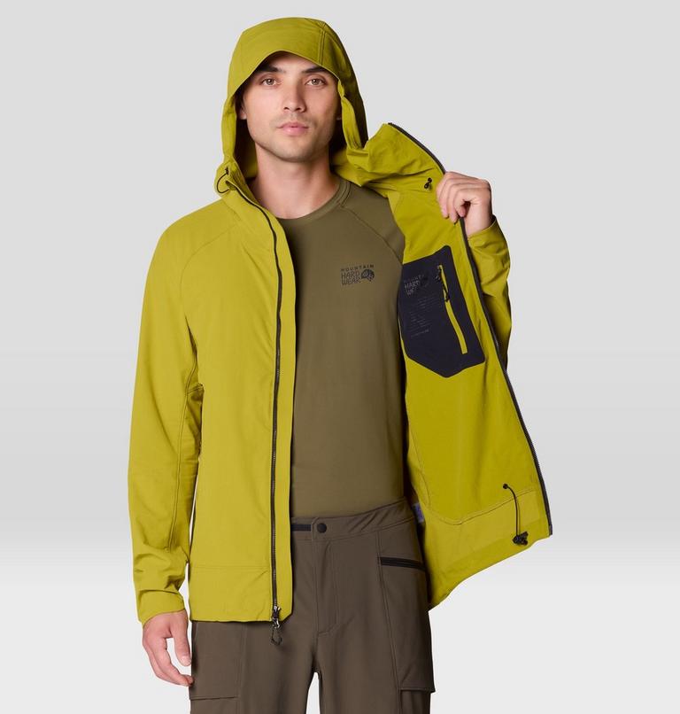 Men's Chockstone Alpine Light Hooded Jacket, Color: Python Green, image 10