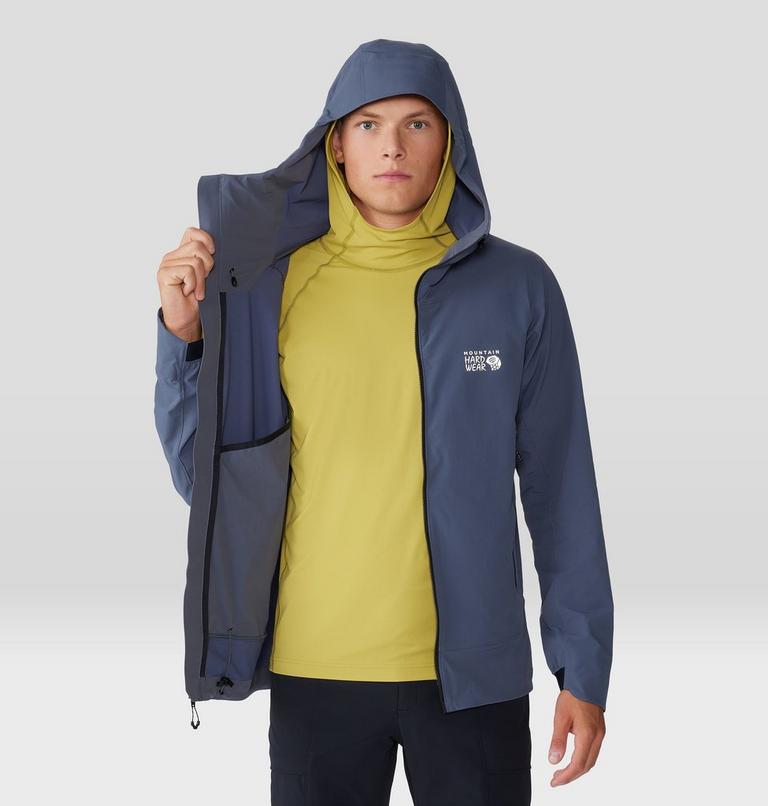 Men's Chockstone Alpine Light Hooded Jacket, Color: Blue Slate, image 9