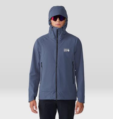 Men's Chockstone Alpine Light Hooded Jacket, Color: Blue Slate, image 1