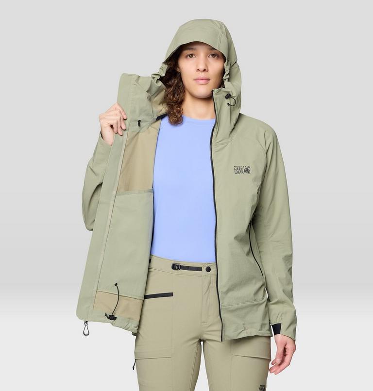 Women's ChockstoneAlpine Light Hooded Jacket, Color: Mantis Green, image 11