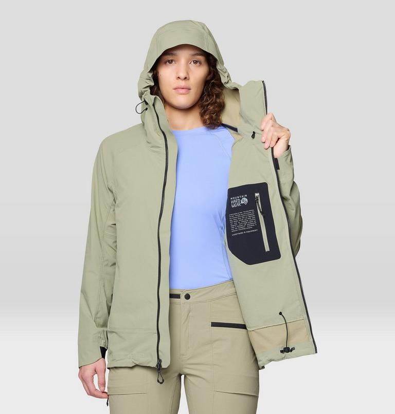 Women's ChockstoneAlpine Light Hooded Jacket, Color: Mantis Green, image 12