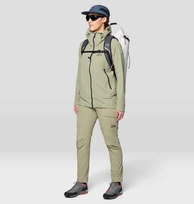 Women's ChockstoneAlpine Light Hooded Jacket, Color: Mantis Green, image 2