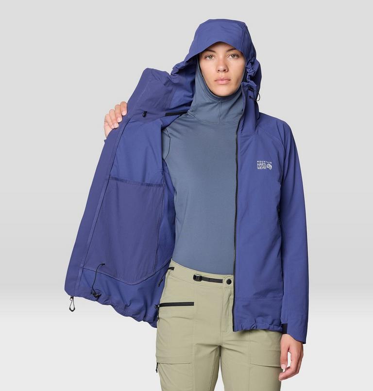 Women's ChockstoneAlpine Light Hooded Jacket, Color: Lapis Dusk, image 9