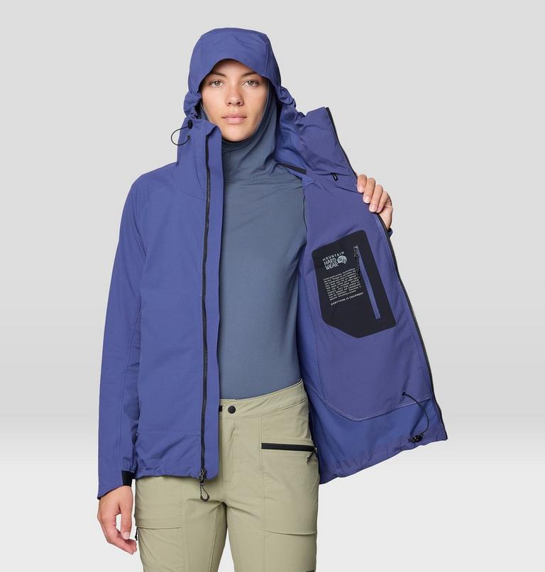 Women's ChockstoneAlpine Light Hooded Jacket, Color: Lapis Dusk, image 10
