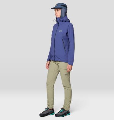 Women's ChockstoneAlpine Light Hooded Jacket, Color: Lapis Dusk, image 4