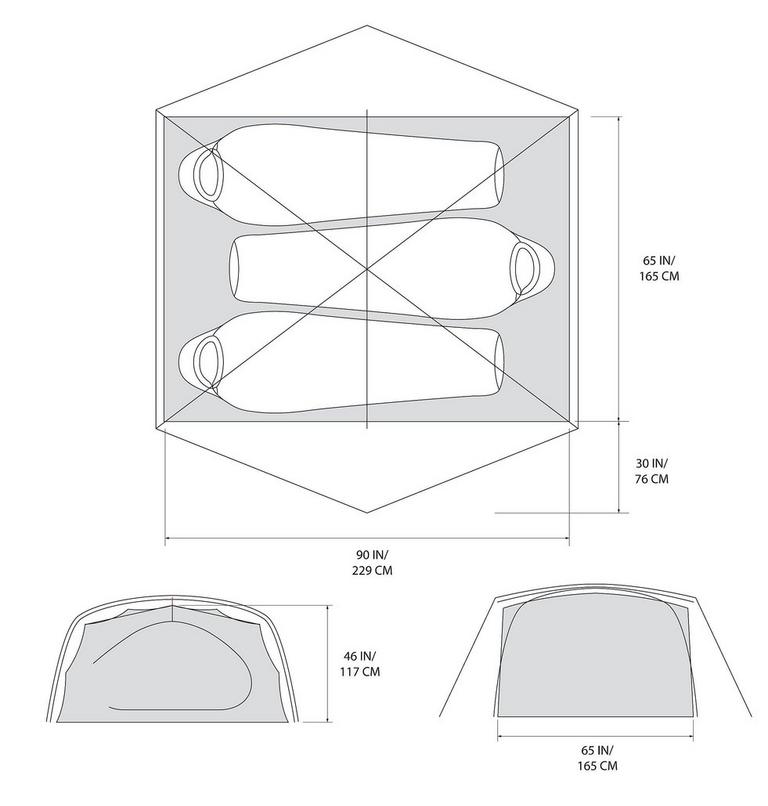 Mineral King 3 All Season Tent, Color: Glacial, image 15