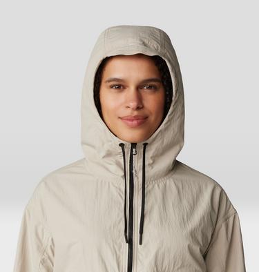 Women's Stryder Full Zip, Color: Oyster Shell, image 12