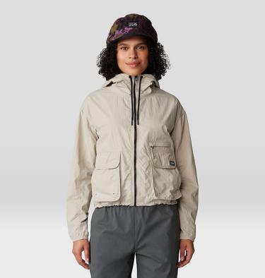 Women's Stryder Full Zip, Color: Oyster Shell, image 9